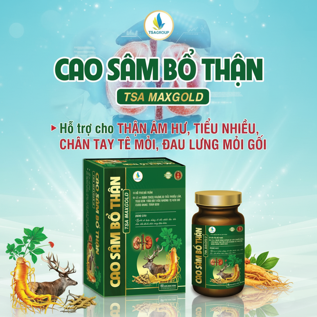 Chính Sách Bảo Vệ Người Tiêu Dùng Kèm Công Dụng Thực Phẩm Bảo Vệ Sức Khỏe CAO SÂM BỔ THẬN TSA MAXGOLD Tại Vogo
