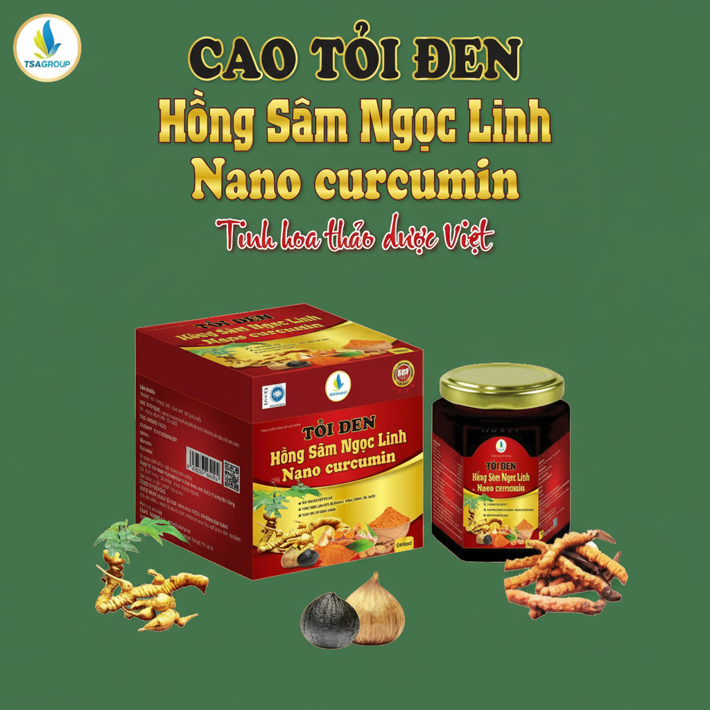 Chính Sách Tiêu Dùng và Lợi Ích Sức Khỏe Từ Cao Tỏi Đen Hồng Sâm Ngọc Linh Nano Curcumin TSA Group